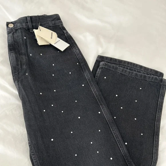SANDRO Paris Rhinestone Jeans